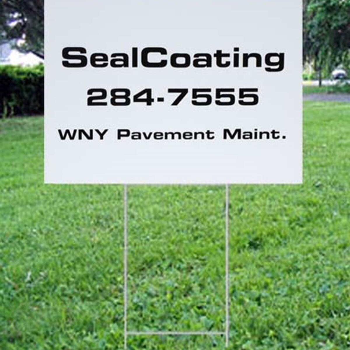 Plastic Corrugated YARD SIGN - 18